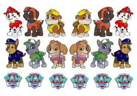Postavičky Paw Patrol – jedlé obrázky na zápichy