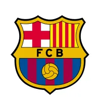 FC Barcelona (FCB) – znak na bílém s kolečky – jedlý papír na hranatý dort