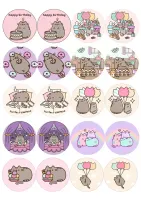 Pusheen – jedlý papír na cupcakes