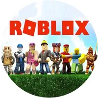 Roblox – parta na trávníku – jedlý obrázek na dort