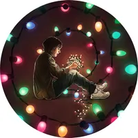 Stranger Things – kreslená parta – jedlý obrázek na dort