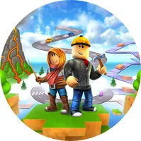 Roblox – parta u mostu – jedlý obrázek na dort