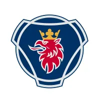 Scania – logo se znakem gryfa – jedlý obrázek na dort