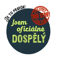 Jsem dospělý - je to pravda – jedlý obrázek na dort