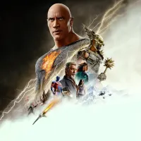 Black Adam – Dwayne Johnson a Justice Society – jedlý obrázek na dort