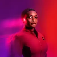 Star Trek – Uhura v červené uniformě – jedlý obrázek na dort