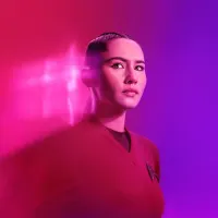 Star Trek – La'an Noonien-Singh v červené uniformě – jedlý obrázek na dort
