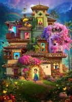 Encanto – kouzelný dům rodiny Madrigalových – jedlý papír na hranatý dort
