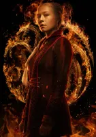 Rod draka – Rhaenyra Targaryen v plamenech – jedlý papír na hranatý dort
