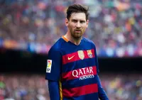 Fotbalista Lionel Messi – v dresu FC Barcelona – jedlý papír na hranatý dort