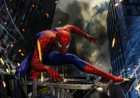 Spiderman – v akci mezi mrakodrapy – jedlý papír na hranatý dort