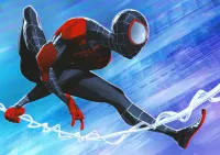 Spiderman – Miles Morales ve skoku – jedlý papír na hranatý dort
