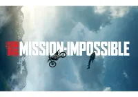 Mission: Impossible – Ethan Hunt a pád s motorkou – jedlý papír na hranatý dort