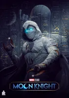 Moon Knight – komiksový hrdina s egyptskými hieroglyfy – jedlý papír na hranatý dort