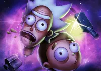 Rick and Morty – Rick a Morty ve vesmíru – jedlý papír na hranatý dort