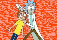 Rick and Morty – Rick rozevírá Mortyho oči – jedlý papír na hranatý dort