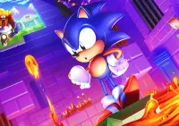 Sonic – v zóně Marble s Dr. Eggmanem – jedlý papír na hranatý dort