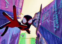 Spiderman – Miles Morales ve skoku mezi mrakodrapy – jedlý papír na hranatý dort