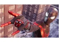 Spiderman – Miles Morales v letu nad městem – jedlý papír na hranatý dort