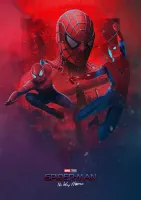 Spiderman – No Way Home hrdinové v akci – jedlý papír na hranatý dort