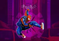 Spiderman – Spider-Punk ve skoku – jedlý papír na hranatý dort