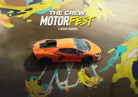 The Crew Motorfest – oranžový sporťák – jedlý papír na hranatý dort
