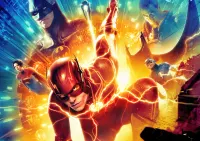 The Flash – Flash a Batman v akci – jedlý papír na hranatý dort