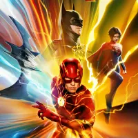 The Flash – Flash, Batman a Supergirl v rychlosti – jedlý obrázek na dort