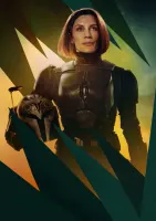 Star Wars – Bo-Katan Kryze – jedlý papír na hranatý dort