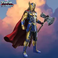 Thor – Love and Thunder v brnění se sekerou – jedlý obrázek na dort