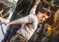 Uncharted – Nathan Drake v akci na nákladu – jedlý papír na hranatý dort