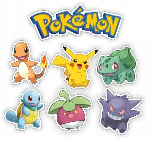 Pokemon – Ořez – jedlý papír na hranatý dort