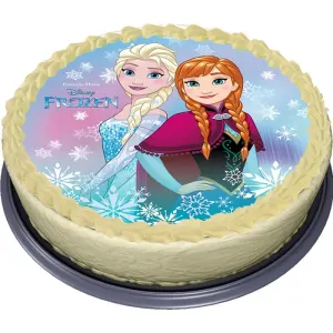 Elsa – Frozen – Ledové království – jedlý obrázek na dort