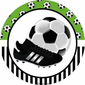 Fotbal – kopačka a míč – jedlý obrázek na dort