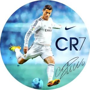Fotbalista Cristiano Ronaldo – CR7 – jedlý obrázek na dort