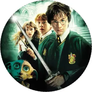 Harry Potter – Harry s mečem a Dobbym – jedlý obrázek na dort