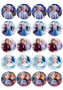 Frozen Ii – jedlý papír na cupcakes