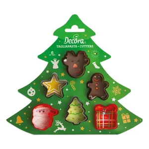Vykrajovátka Vánoční mini 3–4 cm, 6 ks – Decora
