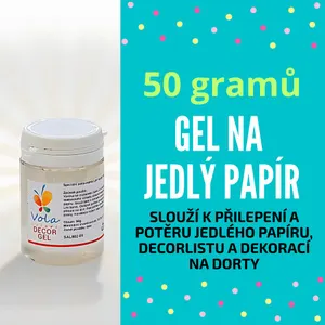 Gel na jedlý papír pro tisk do 21 cm 50 g – Vola colori