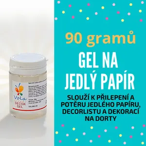 Gel na jedlý papír pro fixaci a zvýraznění barev 90 g – Vola colori
