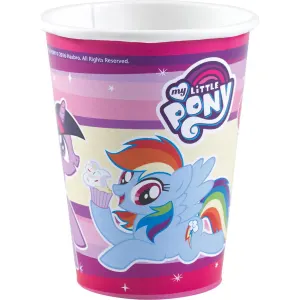 Papírové kelímky My Little Pony 8 ks, 250 ml – Amscan