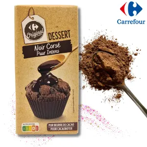 Hořká čokoláda na vaření 200g – Carrefour Original