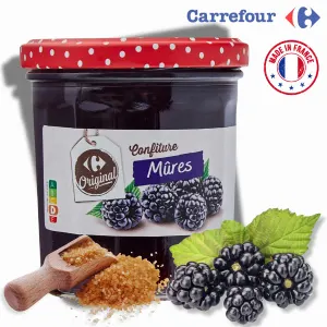 Džem ostružinový se třtinovým cukrem 370 g – Carrefour Original