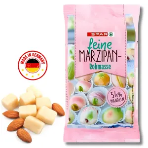 Marcipán 54 % mandlí 1:1 na modelování i potahování 200 g – Gunthart