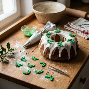 Cukrové listy cesmíny na cukroví a dorty, 16 ks – Cake Masters