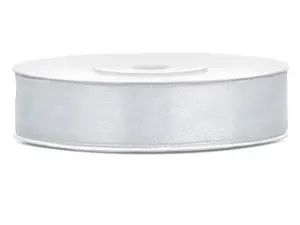 Stříbrná stuha 12 mm × 25 m – PartyDeco