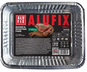 Miska malá hliníková 3 ks