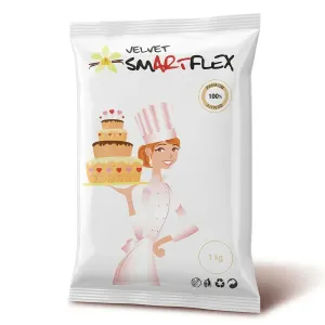 Fondán na dort Smartflex Velvet bílý s vanilkovou příchutí 1 kg – Smartflex