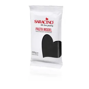 Modelovací fondán na dort černý 250 g – Saracino