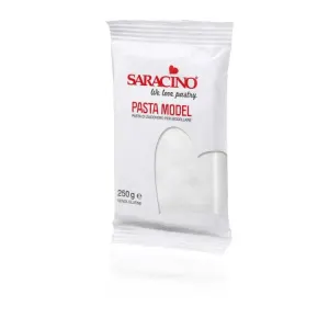 Modelovací hmota na figurky a květiny bílá 250 g – Saracino